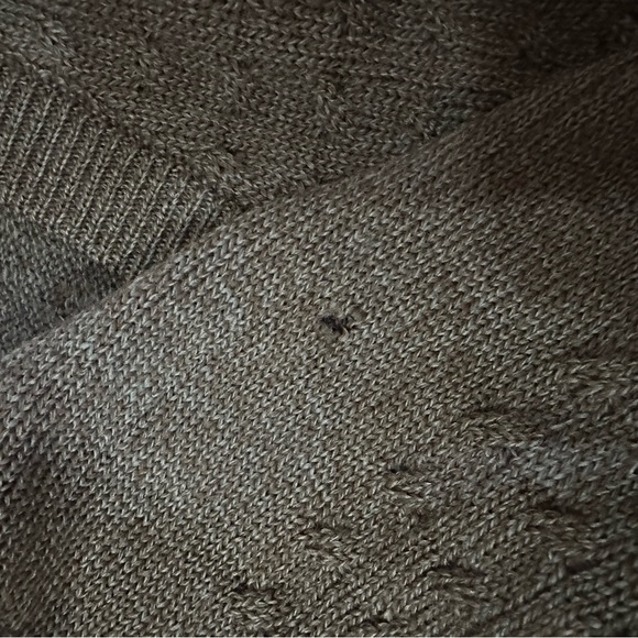 Tom James Wool Button Sweater Vest L - Picture 4 of 5